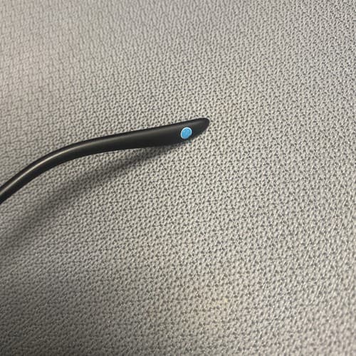 Zenni Black Metal Rim Eyeglasses Frames Yellow Lens - Thumbnail 6