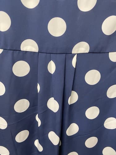 Pixley Blue/White Polka Dot Top Size XL - Thumbnail 6