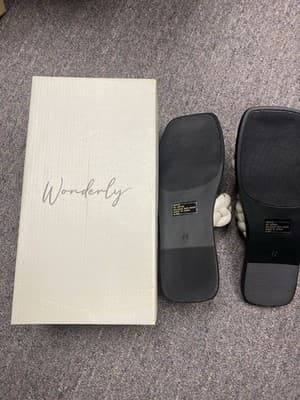 Wonderly Cream Sandals Women's Size 9.5 New In Box Flip Flops Braided Strap - Thumbnail 6