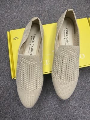 Vince Camuto Femils Bone washable knit flat shoe Size 9.5 - Thumbnail 2