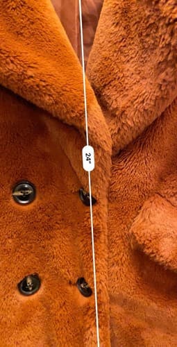 Ophelia Roe Faux Fur Jacket Coat Burnt Orange Fluffy Soft Womens Small - Thumbnail 11