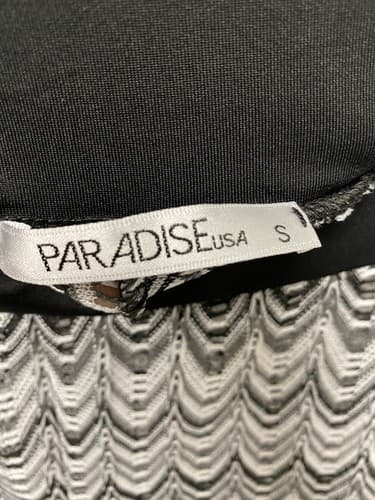 Paradise Black And White High Waist Beach Pants Size Small - Thumbnail 5