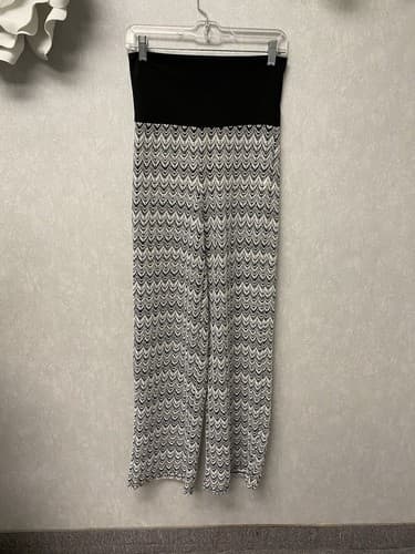 Paradise Black And White High Waist Beach Pants Size Small - Thumbnail 2