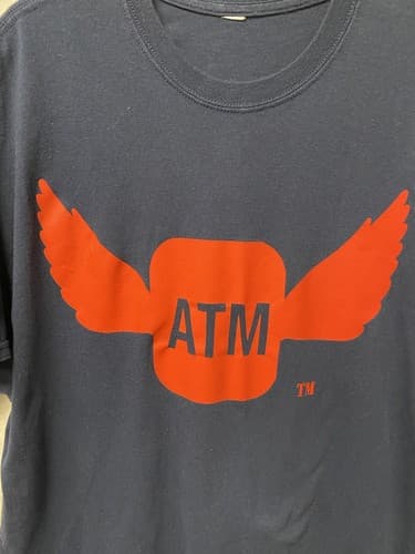 ATM Blue And Red T-Shirt Size XL Men’s - Thumbnail 2