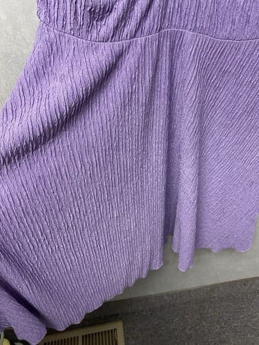 SHEIN Curve Lilac Swimsuit Coverup Dress Size XL - Thumbnail 3