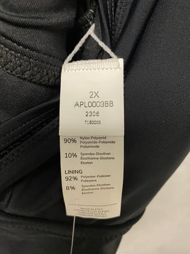 Cupshe Bathing Suit Plus Women 2X Black Ruffle Sleeve Mesh Panel One Piece Swim - Thumbnail 7