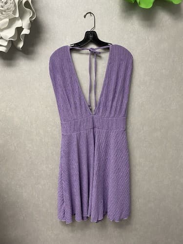 SHEIN Curve Lilac Swimsuit Coverup Dress Size XL - Thumbnail 5