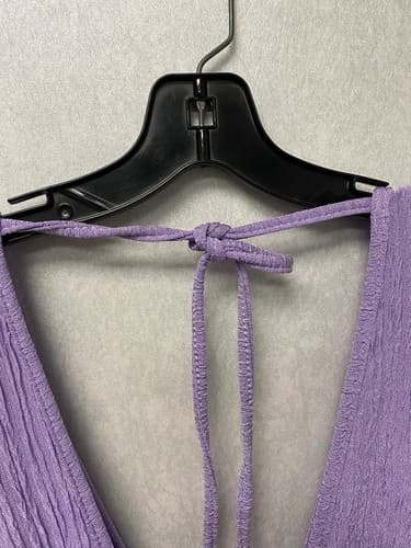 SHEIN Curve Lilac Swimsuit Coverup Dress Size XL - Thumbnail 6