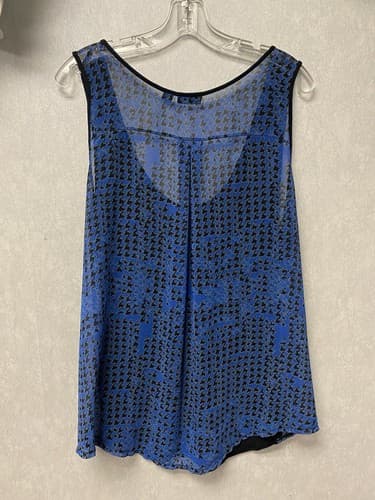 Ana Blue And Black Tank Size XL - Thumbnail 4