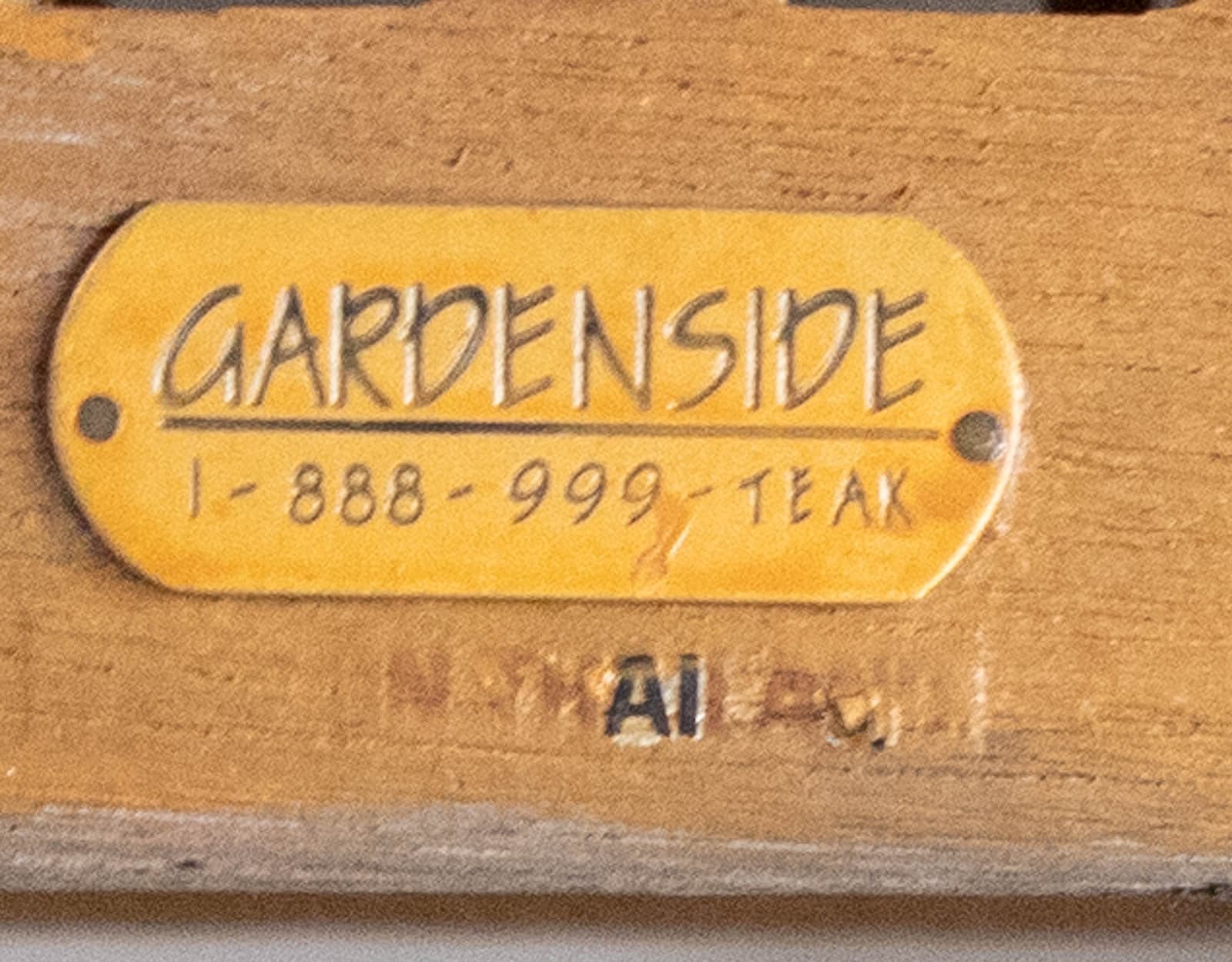 Gardenside Teak Patio Table and 4 Folding Chairs - Thumbnail 8