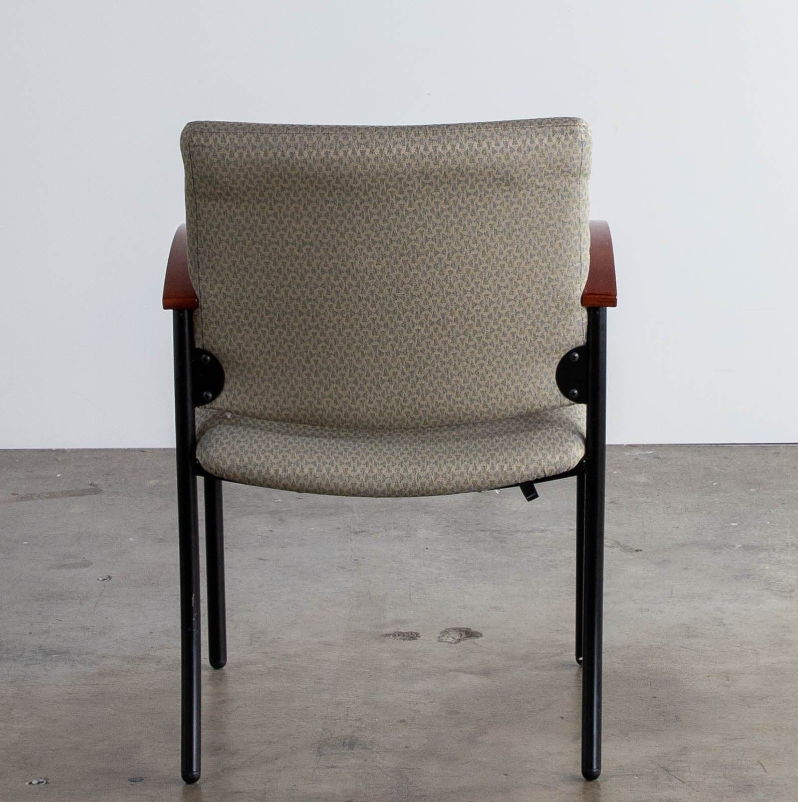 Desk / Office Chairs w/ Upholstered Seats, Set of 2 - Thumbnail 5