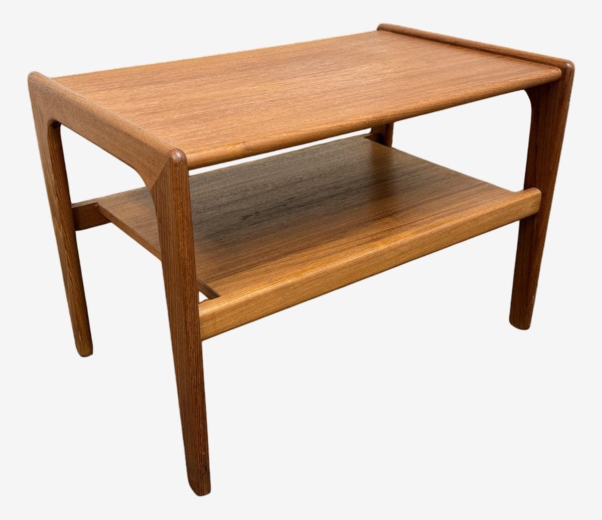 Salin Nyborg Teak Two Tiered Side Table, Mid 20th Century - Image 1
