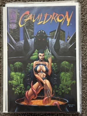 CAULDRON #1 (1995 Real Comics) Femme Fatale Witches 1995 Created by Steven Brown - Image 1
