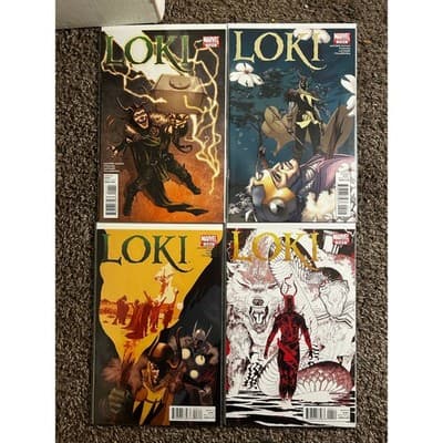 Loki Vol. 2 #1 - 4 (2010 Marvel) Complete Set Key Issue - Image 1