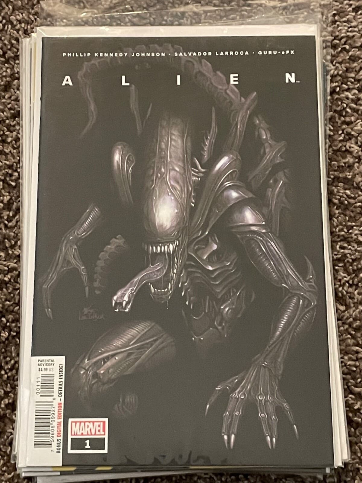Alien #1 Cover by Inhyuk Lee (2021 Marvel) - Image 1