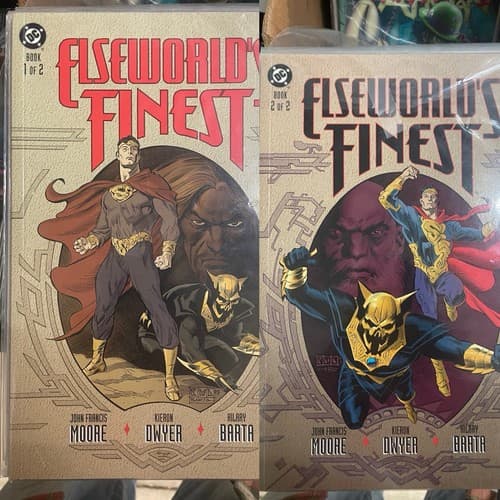 DC COMICS ELSEWORLD'S FINEST Superman & Batman #1 & 2 (1997 DC) COMPLETE STORY - Image 1