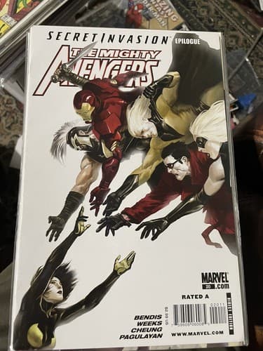 Lot Of 4 Mighty Avengers #17 - 20 (2008 Marvel) Secret Wars - Thumbnail 5