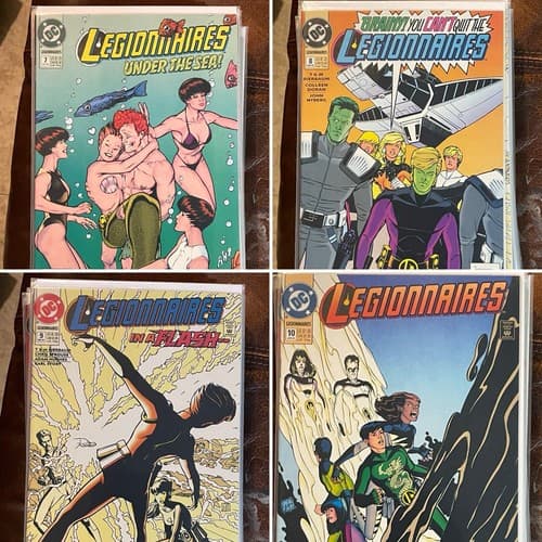Lot Of 4 Legionnaires #7 - 10 (1993 DC) - Image 1