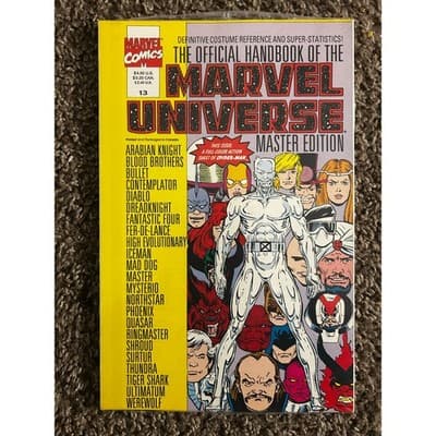 Official Handbook To The Marvel Universe Master Edition (1990 Marvel) Lot of 5 - Thumbnail 7