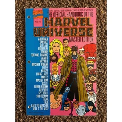 Official Handbook To The Marvel Universe Master Edition (1990 Marvel) Lot of 5 - Thumbnail 9