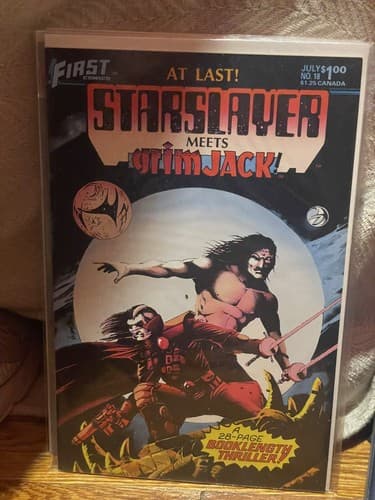 Lot Of 7 Starslayer Leg of the Jolly Roger #16 - 22 (1984 First Comics) - Thumbnail 4