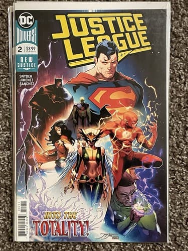 JUSTICE LEAGUE Vol. 4 #1 - 5 (2018 DC) New Justice Lot Of 5, 3 KEYS - Thumbnail 3