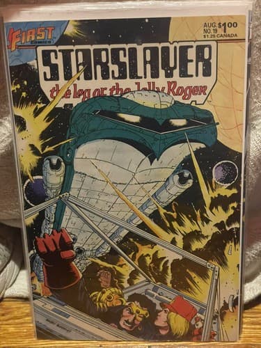 Lot Of 7 Starslayer Leg of the Jolly Roger #16 - 22 (1984 First Comics) - Thumbnail 5