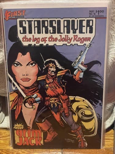 Lot Of 7 Starslayer Leg of the Jolly Roger #16 - 22 (1984 First Comics) - Thumbnail 2