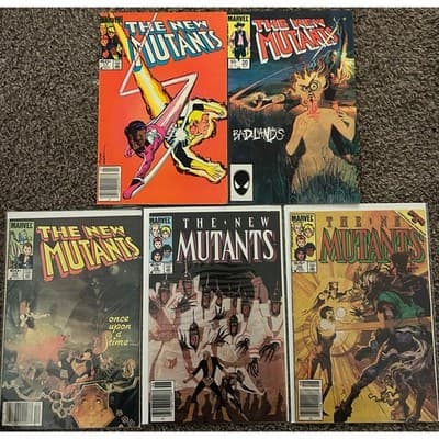 New Mutants 1st Series #17, 20, 22, 28, 29, 30 (1985 Marvel) Lot of 5 - 1 KEY - Image 1