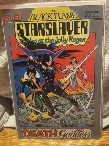 Lot Of 7 Starslayer Leg of the Jolly Roger #16 - 22 (1984 First Comics) - Thumbnail 7