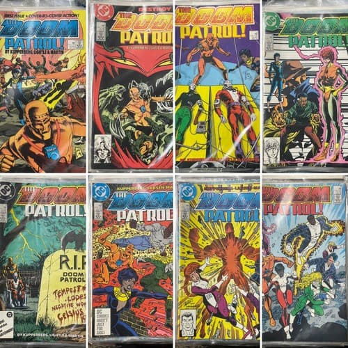 Lot Of 10 DOOM PATROL 1st Series #1 - 10 (1987 DC) - Image 1