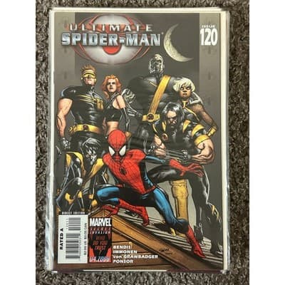 Ultimate Spider-Man #120, 121, 122, 123 (2008 Marvel) Lot of 4 - X-Men Venom - Thumbnail 2