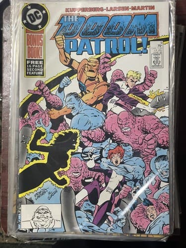 Lot Of 10 DOOM PATROL 1st Series #1 - 10 (1987 DC) - Thumbnail 11