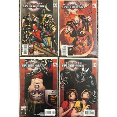 Ultimate Spider-Man #120, 121, 122, 123 (2008 Marvel) Lot of 4 - X-Men Venom - Image 1