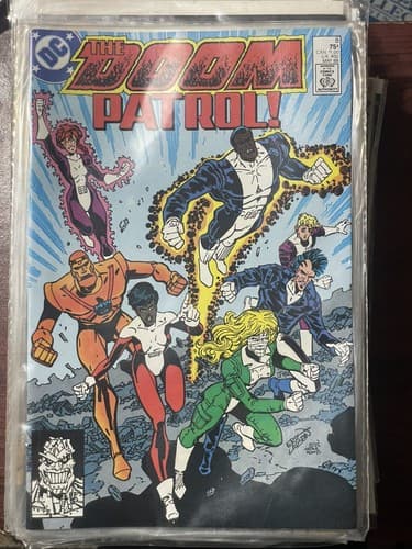 Lot Of 10 DOOM PATROL 1st Series #1 - 10 (1987 DC) - Thumbnail 10