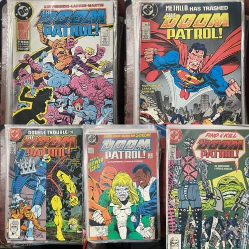 Lot Of 10 DOOM PATROL 1st Series #1 - 10 (1987 DC) - Thumbnail 2