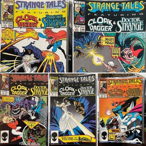 LOT Of 10 STRANGE TALES VOL 2 #1-10 (1987 Marvel) DR STRANGE CLOAK & DAGGER, KEY - Image 1