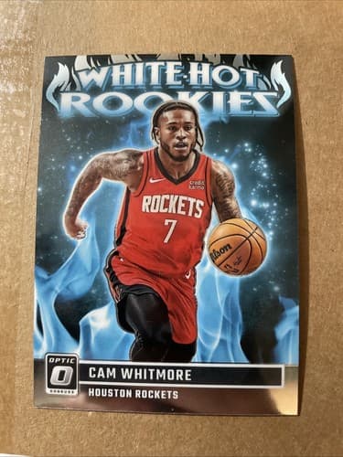 2023-24 Donruss Optic Cam Whitmore White Hot Rookies Rockets RC #5 - Image 1