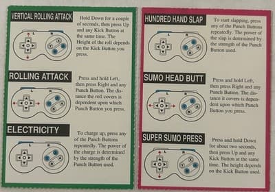 Lot of 11 Street Fighter II Turbo Trading Cards 1993 Nintendo - Thumbnail 5