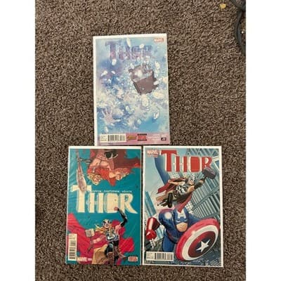 Thor Vol. 4 #3, 4, 8V (2014 Marvel) Lot of 3 - Image 1