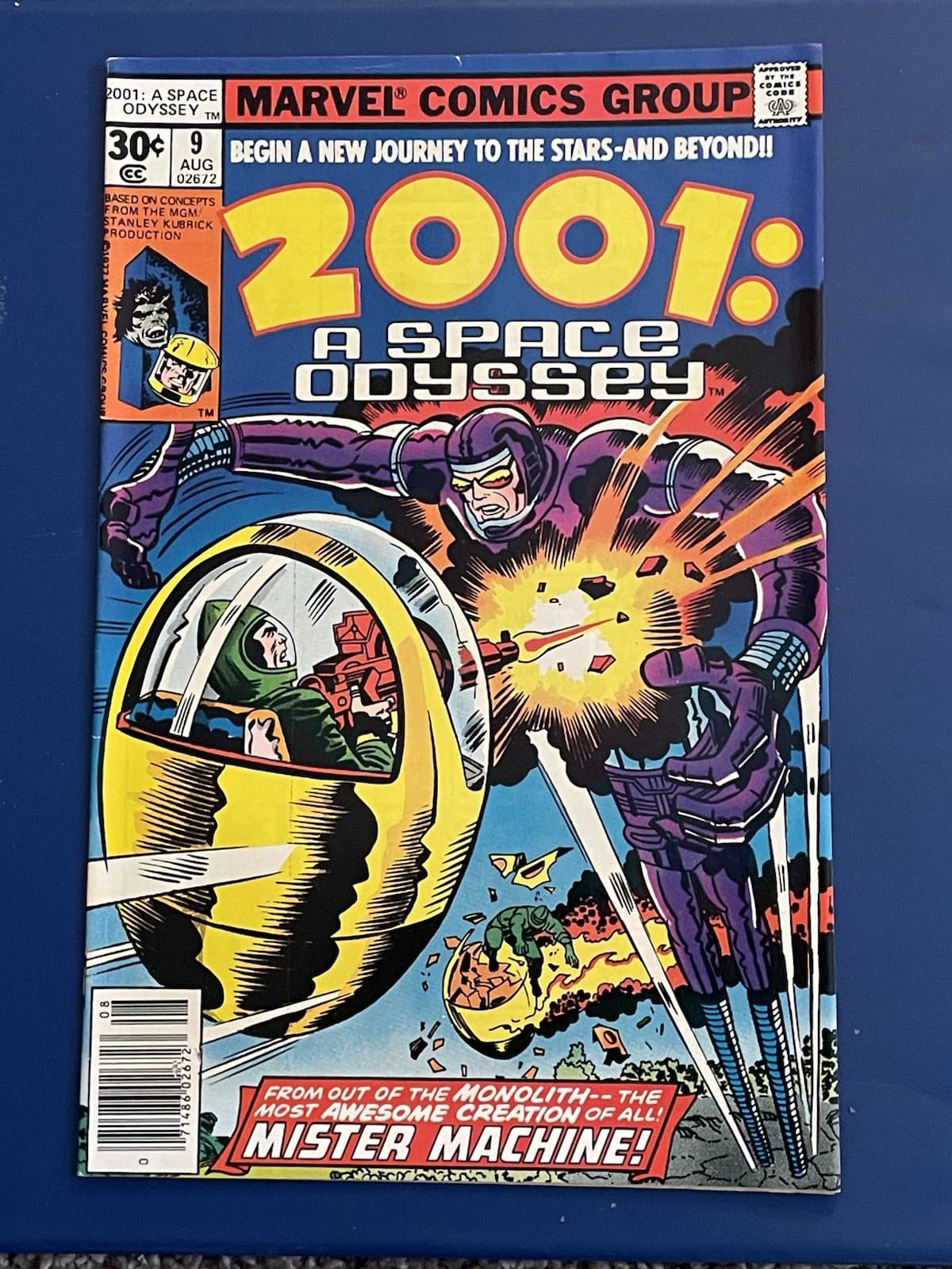 2001: A SPACE ODYSSEY #9 (1977 Marvel) 2nd Machine Man! Jack Kirby! - Image 1