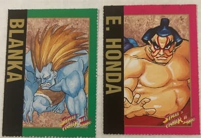 Lot of 11 Street Fighter II Turbo Trading Cards 1993 Nintendo - Thumbnail 4