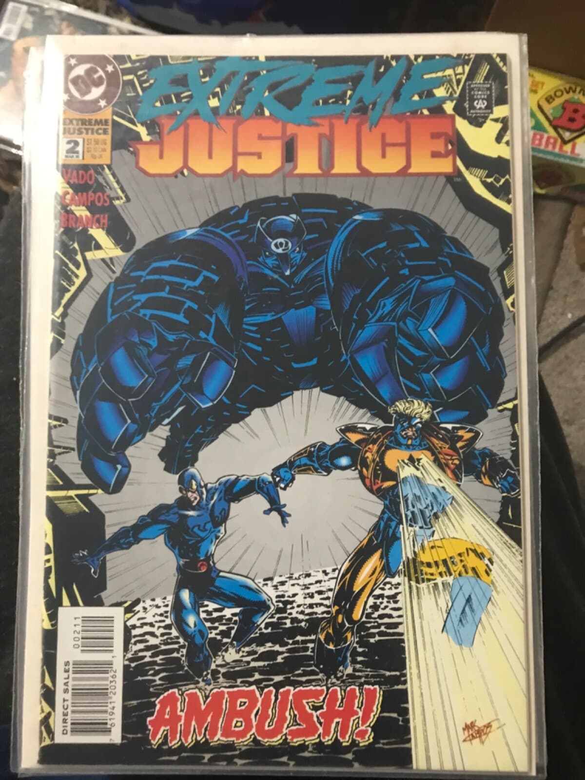 Extreme Justice #1 - 3 (1995 DC) Lot of 3 Captain Atom, Blue Beetle, Booster Gol - Thumbnail 3