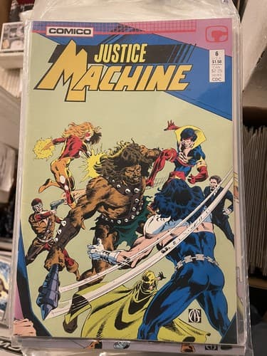 Lot Of 11 Justice Machine #1 - 11 (1987 Comico) - Thumbnail 12