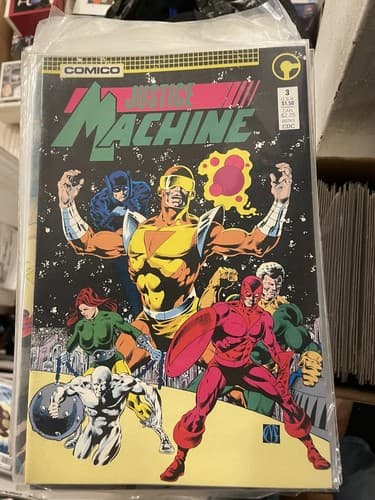 Lot Of 11 Justice Machine #1 - 11 (1987 Comico) - Thumbnail 6