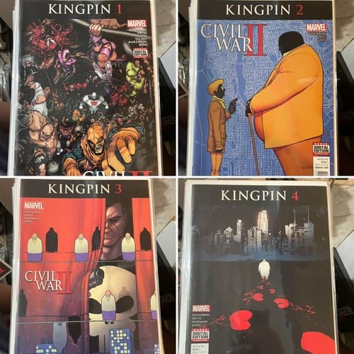 Kingpin Civil War II #1 - 4 (2016 Marvel) Complete Set Of 4 - Image 1