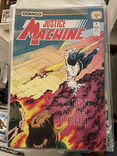 Lot Of 11 Justice Machine #1 - 11 (1987 Comico) - Thumbnail 8