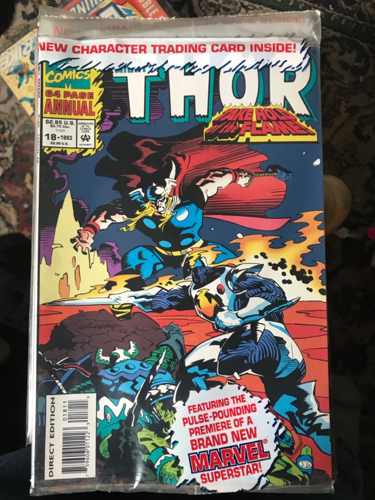 Thor Annual #18 (1993 Marvel) 1st Cameo Lady Loki Sealed Polybagged - Image 1