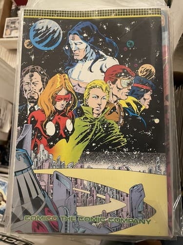 Lot Of 11 Justice Machine #1 - 11 (1987 Comico) - Thumbnail 7