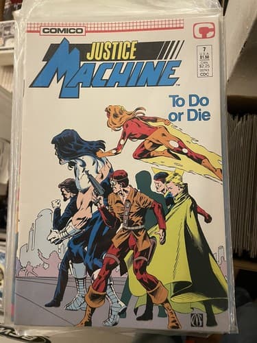 Lot Of 11 Justice Machine #1 - 11 (1987 Comico) - Thumbnail 14